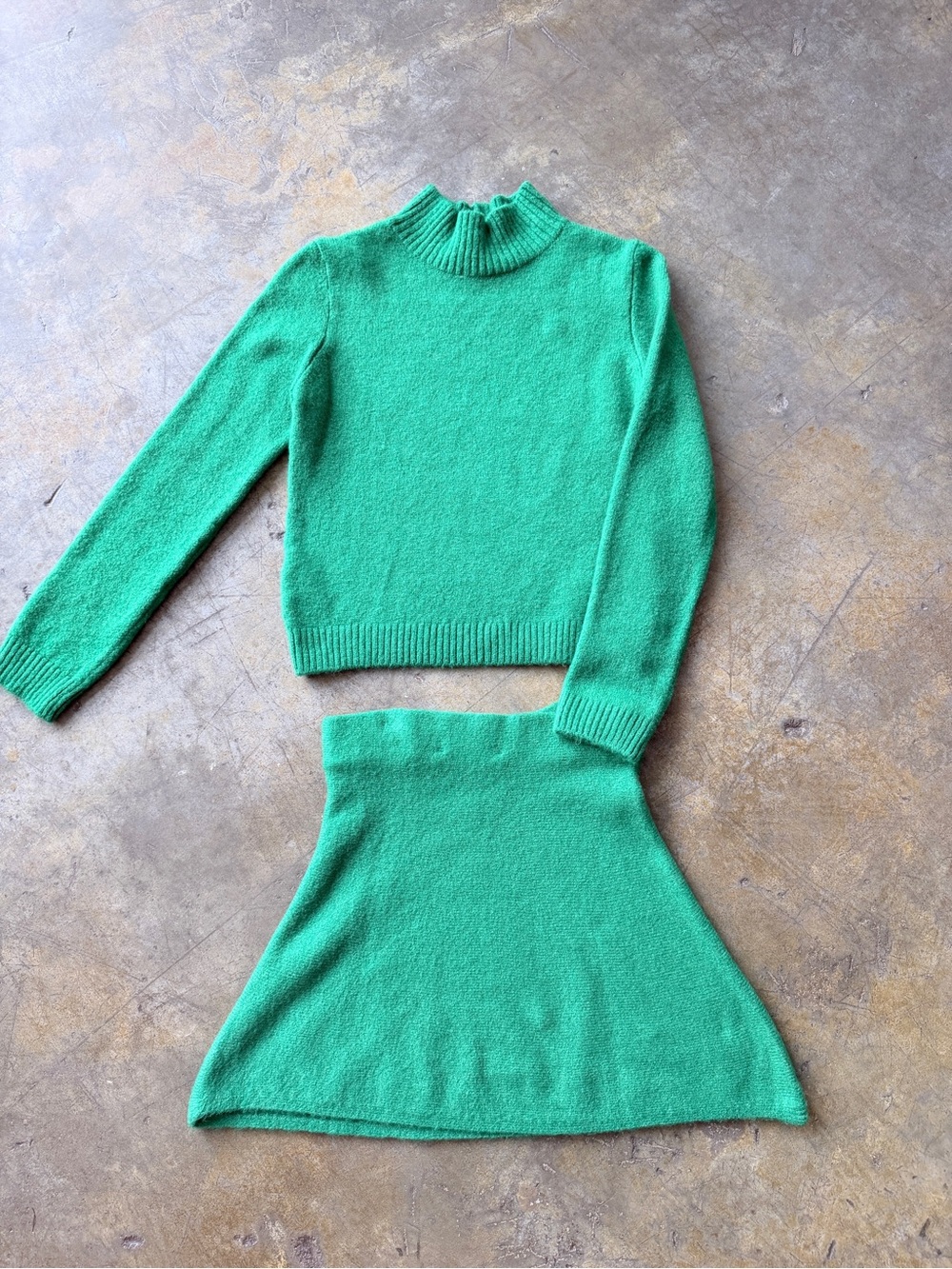 Mango Knit sweater & skirt set